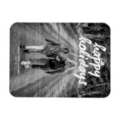 ハッピーホリデーレフラーマグネットズ写真ファミリー マグネット (横)