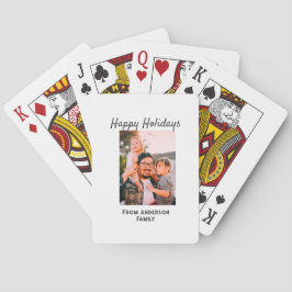 ハッピーホリデー写真モダンラブシンプルファミリーmo トランプ