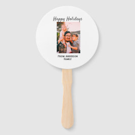 ハッピーホリデー写真モダンラブシンプルファミリーmo ハンドファン