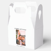 ハッピーホリデー写真モダンラブシンプルファミリーmo フェイバーボックス (オープン)