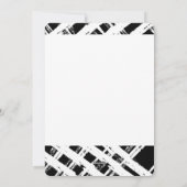 ハッピーホリデー写真モダン書道ブラック シーズンカード (裏面)