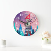 ハッピーホリデー壁掛け時計 ラージ壁時計 (ホーム)