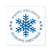 ハッピーホリデー季節のごあいさつのカスタマイズ セルフインキングスタンプ (デザイン)