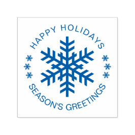 ハッピーホリデー季節のごあいさつのカスタマイズ セルフインキングスタンプ