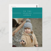 ハッピーホリデー家族の写真はがきを追加 ポストカード (正面/裏面)