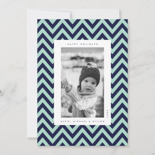 ハッピーホリデー家族の写真を追加 (正面)