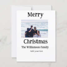 ハッピーホリデー家族の名前を追加フォトクリスマス