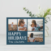 ハッピーホリデー市内写真カード カード (スタンド正面)