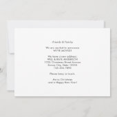 ハッピーホリデー来引っ越しました訪問移動 案内状 (裏面)