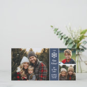 ハッピーホリデー縁ど-  3枚の写真 シーズンカード (スタンド正面)