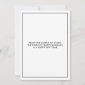 ハッピーホリデー縦写真をあなたに シーズンカード (裏面)