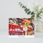 ハッピーホリデー葉書 ポストカード (スタンド正面)