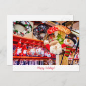 ハッピーホリデー葉書 ポストカード (正面/裏面)