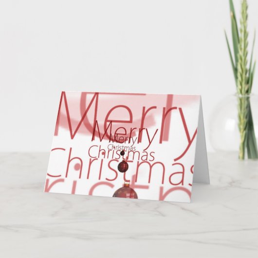 ハッピーホリデー装飾クリスマスオーナメント シーズンカード (正面)