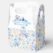 ハッピーホリデー雪だるま フェイバーボックス (オープン)