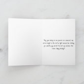 ハッピーホリデー静か：夜の眠い夜 サンキューカード (内部)