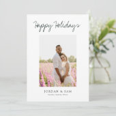 ハッピーホリデー2フォトカップル シーズンカード (スタンド正面)