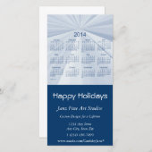 ハッピーホリデー2014ビジネスカレンダー シーズンカード (正面/裏面)