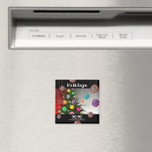 ハッピーホリデー2020コビド分子ツリー マグネット (インサイチュ (食洗機))