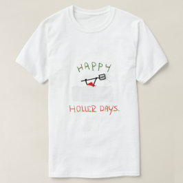 ハッピーホリデー5 – 雪をショベル。 Tシャツ