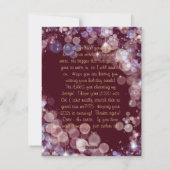 ハッピーホリデー - あなたの写真とパーソナライズされたメッセージ シーズンカード (裏面)