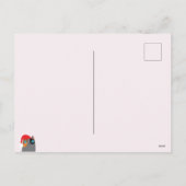 ハッピーホリデー – かわいいクリスマスサンタキャットマンガ シーズンポストカード (裏面)