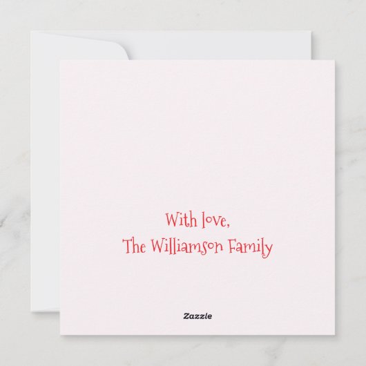 ハッピーホリデー – かわいいクリスマス猫の漫画 シーズンカード (裏面)