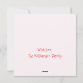 ハッピーホリデー – かわいいクリスマス猫の漫画 シーズンカード (裏面)