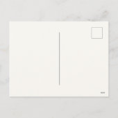 ハッピーホリデー!かわいいサンタキャットマンガのクリスマス シーズンポストカード (裏面)