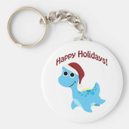 ハッピーホリデー!かわいいネッシー キーホルダー