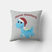 ハッピーホリデー!かわいいネッシー クッション (裏面)