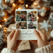 ハッピーホリデー ウィンター フォリアジ ホリデー カード