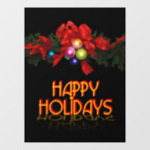 ハッピーホリデー ウィンドウサイン (シート)