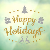 ハッピーホリデー ウィンドウサイン (シート3)