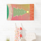 「ハッピーホリデー」ウェルカムファミリーバナー 横断幕 (インサイチュ)