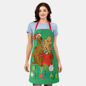 ハッピーホリデー！ エプロン (着用した状態)