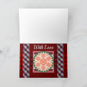 ハッピーホリデー オーダーメイド グリーティングカード シーズンカード (内部)