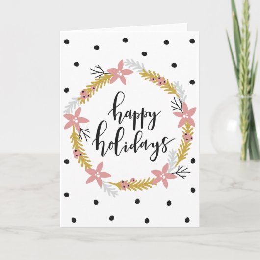 ハッピーホリデー カード (正面)