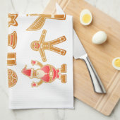 ハッピーホリデー キッチンタオル (四つ折り)