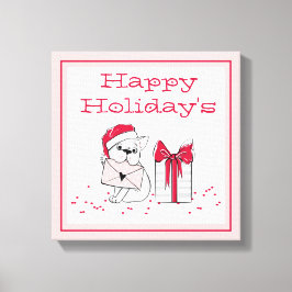 ハッピーホリデー キャンバスプリント