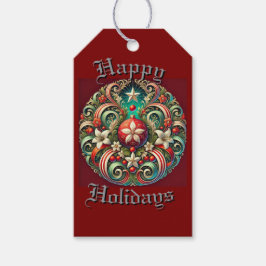 ハッピーホリデー ギフトタグ