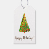 ハッピーホリデー ギフトタグ (正面)