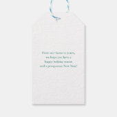 ハッピーホリデー ギフトタグ (裏面)