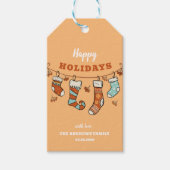 ハッピーホリデー ギフトタグ (正面)