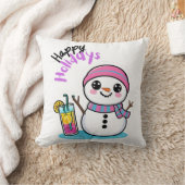 ハッピーホリデー クッション (ブランケット)