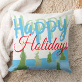 ハッピーホリデー クッション (ブランケット)
