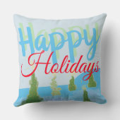 ハッピーホリデー クッション (裏面)