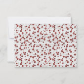 ハッピーホリデー |クラシックク素朴リスマス カード (裏面)