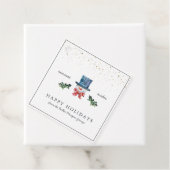 ハッピーホリデー |クラシックク素朴リスマス フェイバータグ (インサイチュ)