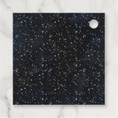 ハッピーホリデー |クラシックク素朴リスマス フェイバータグ (裏面)